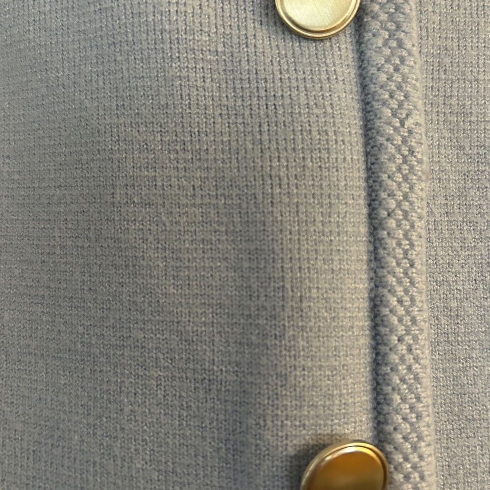 Abercrombie & Fitch Light Blue Button-Down Mini Dress - Picture 4 of 6